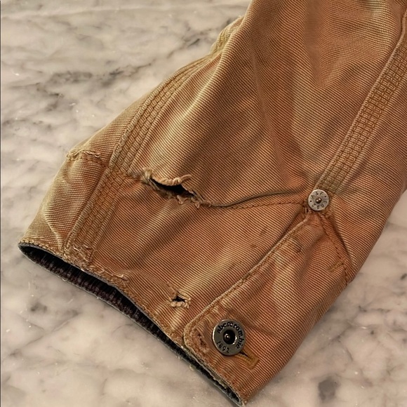 Abercrombie Kids XL Tan-Brown Field Jacket - Picture 5 of 12